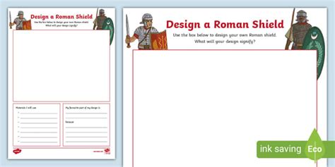 Design A Roman Shield Teacher Made Twinkl