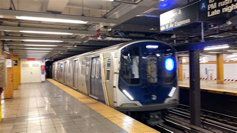 Mta Nyc Subway Kawasaki R A Train Day Test Train Youtube