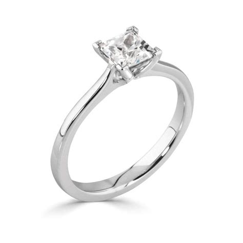 Lowry Diamonds Platinum 158ct Princess Cut Lab Grown Diamond Solitaire