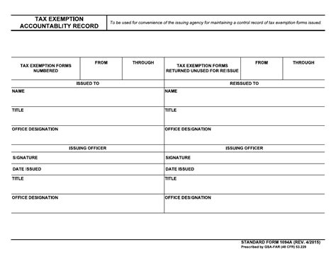 Form Sf 1094a Fill Out Sign Online And Download Fillable Pdf