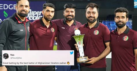 Twitter Reactions Ibrahim Zadran Shines In Afghanistans Series