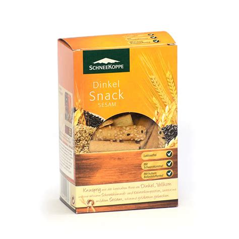 Schneekoppe Dinkel snack sezam 125g Žena hr