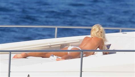 Viktoria Silvstedt In Bikini On Yacht In Monte Carlo LACELEBS CO