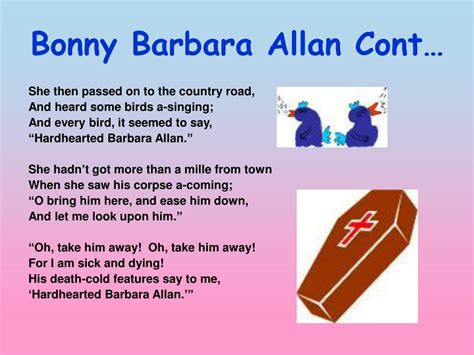 Ppt Anonymous Bonny Barbara Allan Powerpoint Presentation Id514430