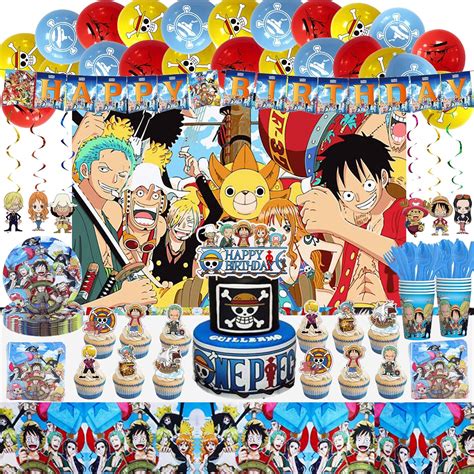 One Piece Birthday Party Supplies One Piece Party Decorations Include