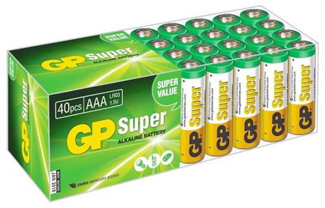 AAA Батарейка GP Super Alkaline 24A LR03, 40 шт. - купить в Ситилинк ...