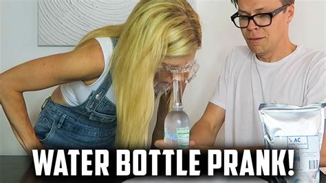 Hilarious Water Bottle Prank On Rebecca Day 160 Comp Youtube