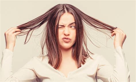 Premium Photo Bad Hairs Day Frustrated Woman Having A Bad Hair Woman