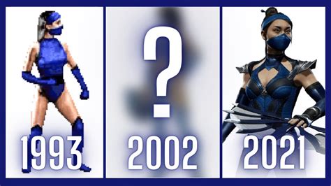 Evolution Of Mortal Kombat Characters Kitana 1993 2021 Youtube