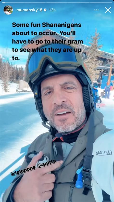 Mauricio Umansky Films Anitta Lele Pons Stripping On Ski Slope Dramawired