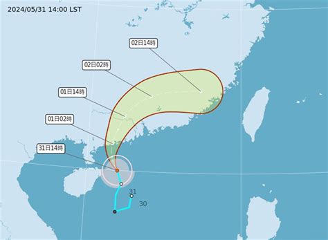 一圖看「馬力斯」颱風動向！專家：將與鋒面結合 這天雨最猛