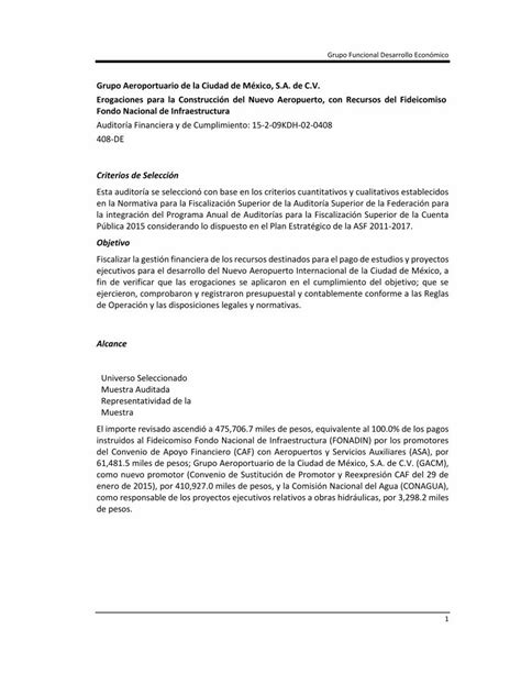 PDF Grupo Aeroportuario de la Ciudad de México S A de C V