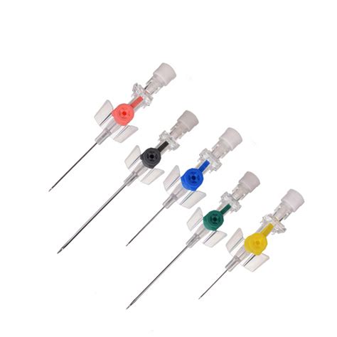 Safety Butterfly Type IV Cannula Catheter With Injection Port I V