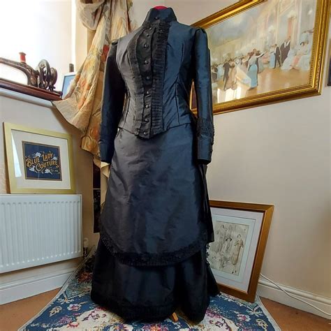 Victorian Costume Gothic Victorian Mourning Gown Steampunk - Etsy