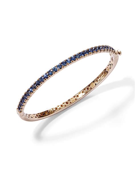 Sapphire Bangle Bracelet