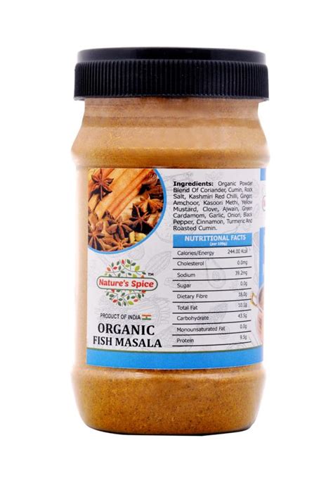 Nature S Spice Organic Blended Fish Curry Masala Grams Combo