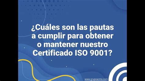 La Mejor Empresa Certificadora Iso Descubre C Mo Obtener Tu