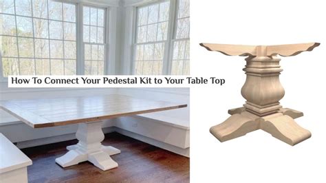 How To Connect Your Pedestal Kit To Your Table Top Osborne Wood Products Blog