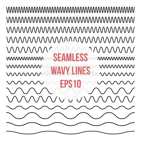 Wavy Thin Lines Vector Stock Illustrations Wavy Thin Lines