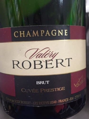 N V Valéry Robert Cuvée Prestige Brut Champagne Vivino Australia