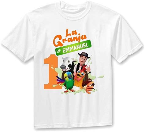 Camisa Personalizada De La Granja De Zenon Farm Para Cumpleaños Y Niña