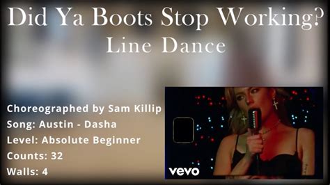 Did Ya Boots Stop Working Line Dance Demo And Teach Youtube