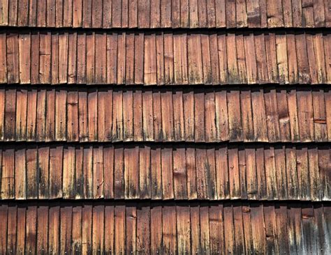 Wall Of Wooden Shingles Stock Photo Image Of Abstraction 52516498