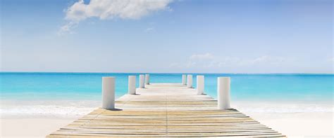 Beach, Grace Bay, Providenciales, Turks and Caicos Islands 4K UHD