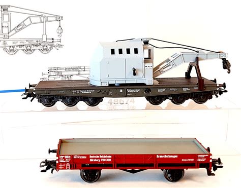 Märklin H0 48674 Set mit Güterwagen Kranwagen und Catawiki