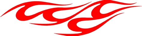 Classic2 94 Classic Red Flames Graphic Decal Stickers Customized Online