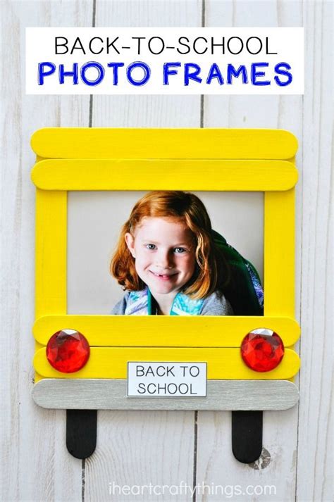 Diy Back To School Photo Frame School Photo Frames Diy Back To