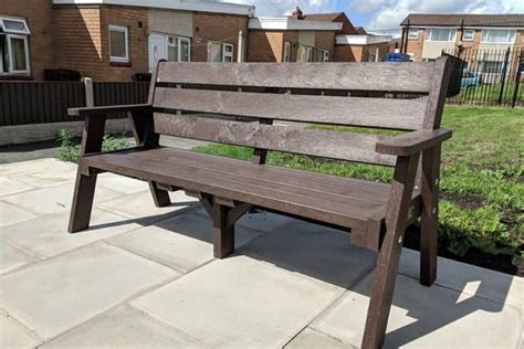 Composite Benches For Commercial Park And Outdoor Furniture Use - UNFLOOR