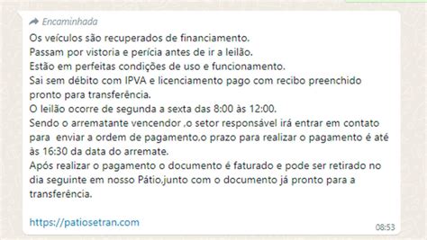 Detran PR alerta sobre falso site de leilão