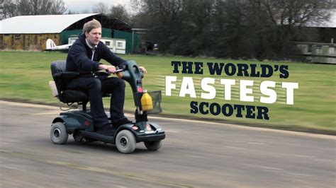 This Insane Inventor Built The World S Fastest Mobility Scooter Colin Furze Youtube