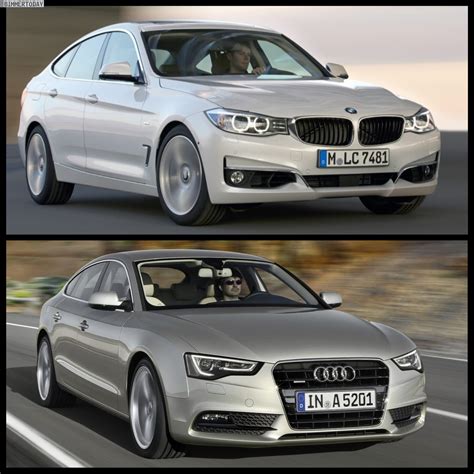 Photo Comparison Bmw Series Gt Vs Audi A Sportback