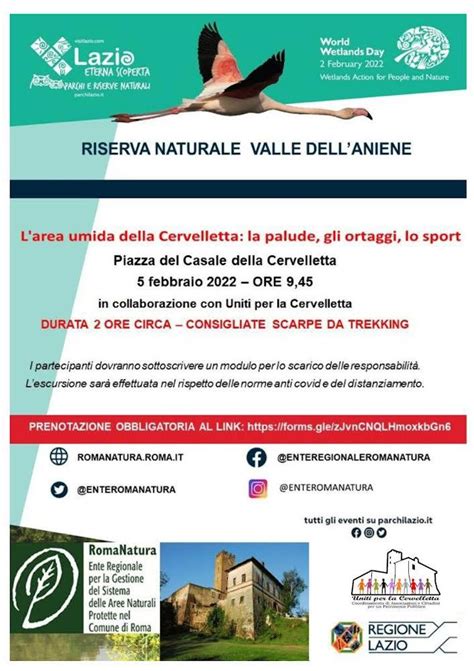 Ente Regionale Romanatura Riserva Naturale Valle Dell Aniene