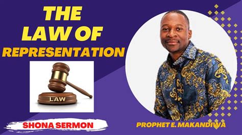 The Law Of Representation Prophet Emmanuel Makandiwa Shona Sermon Thesermonhub Youtube