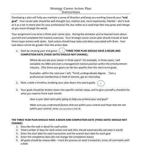How To Make A Career Action Plan