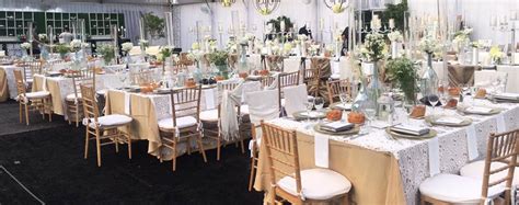 Party Rentals: Party Tables And Chairs Setup | ABC Fabulous Events Party Rentals