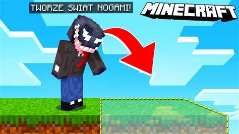 MINECRAFT ale TWORZĘ ŚWIAT CHODZENIEM beka YouTube