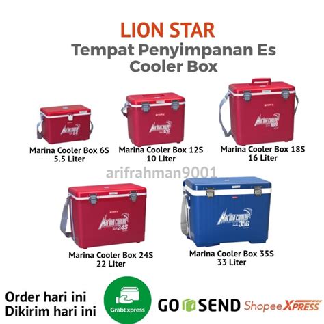 Jual Lion Star Marina Cooler Box S S S S S Liter