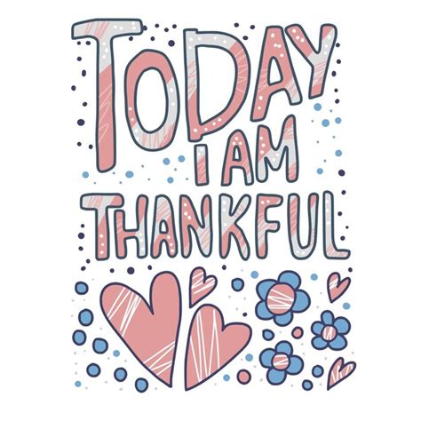 Premium Vector Today I Am Thankful Quote Vector Illustration