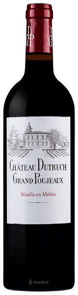 Aoc Moulis En M Doc Ch Teau Dutruch Grand Poujeaux Les Caves