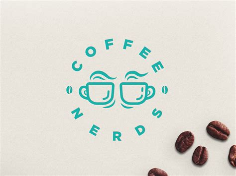 Glasses Coffee Logo Concept Coffee Nerds By Shubhang Rajput On