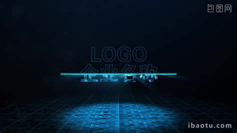 Sci-tech style particle light logo interpretation ae template | Video ...