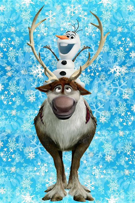 Olaf And Sven Olaf Frozen Frozen Film Frozen Disney Movie Disney