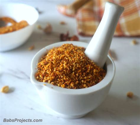 Dry Peanut Chutney Maharashtrian Recipe Babs Projects