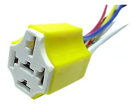 Socate Conector Relay Rele 5 Patas Tipo Bosch Porcelana MercadoLibre