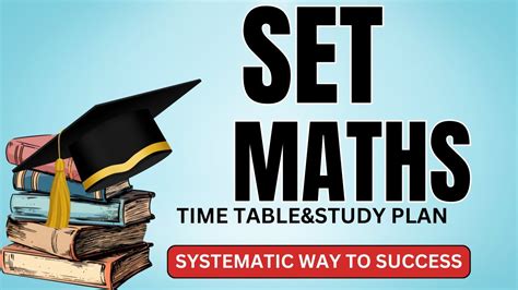 Months Study Plan Set Maths Youtube