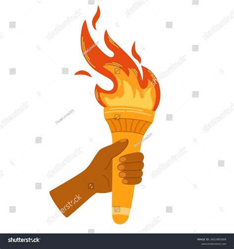 Hand Holding Torch Photos And Images Shutterstock